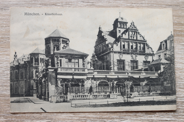 AK München / 1910-1920 / Synagoge / Künstlerhaus / Strasse Architektur Judaika